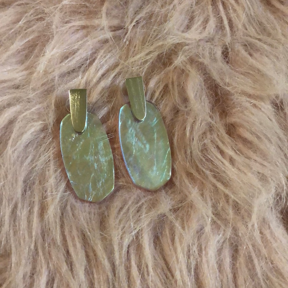Amethyst dichroic earrings